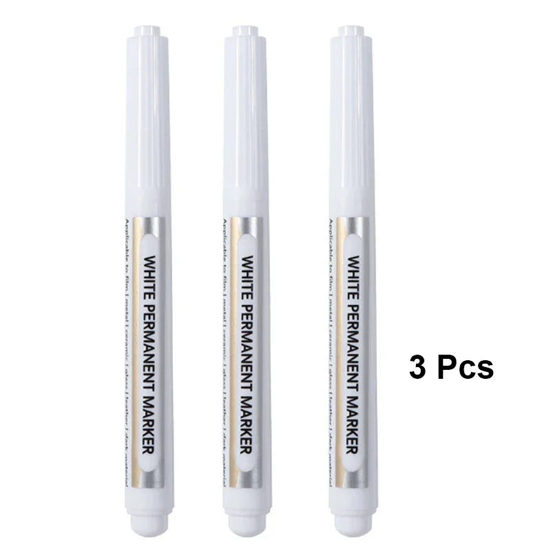 Buy The Best By Artsulli - Art is Long Life Short - 3/5/10Pcs White Chalk Marker Permanent Pens Liquid Markers Dry for Painting DIY CD Cup