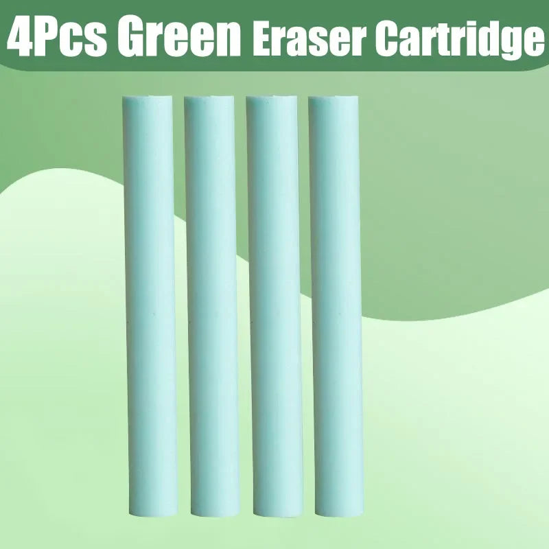 Buy The Best By Artsulli - Art is Long Life Short - 3in1 Press Eraser Pen Set Cute Retractable Rubber Push-pull Mechanical Stationery