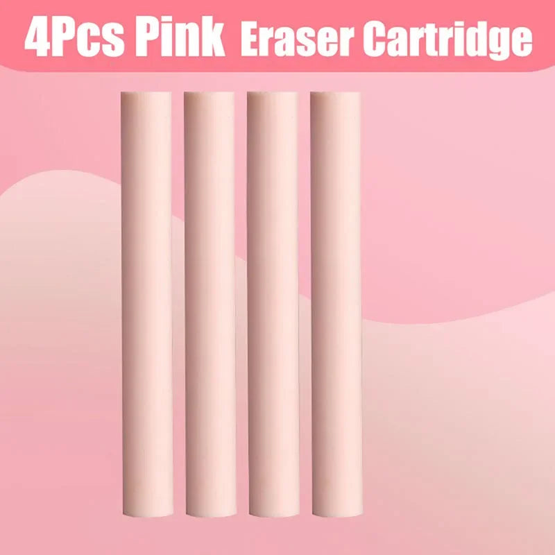 Buy The Best By Artsulli - Art is Long Life Short - 3in1 Press Eraser Pen Set Cute Retractable Rubber Push-pull Mechanical Stationery