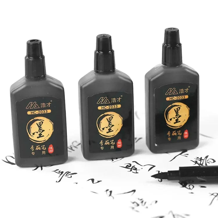 Buy The Best By Artsulli - Art is Long Life Short - 3pcs/lot Calligraphy Pen Brush Hand Lettering Black Ink Markers Writing Office School