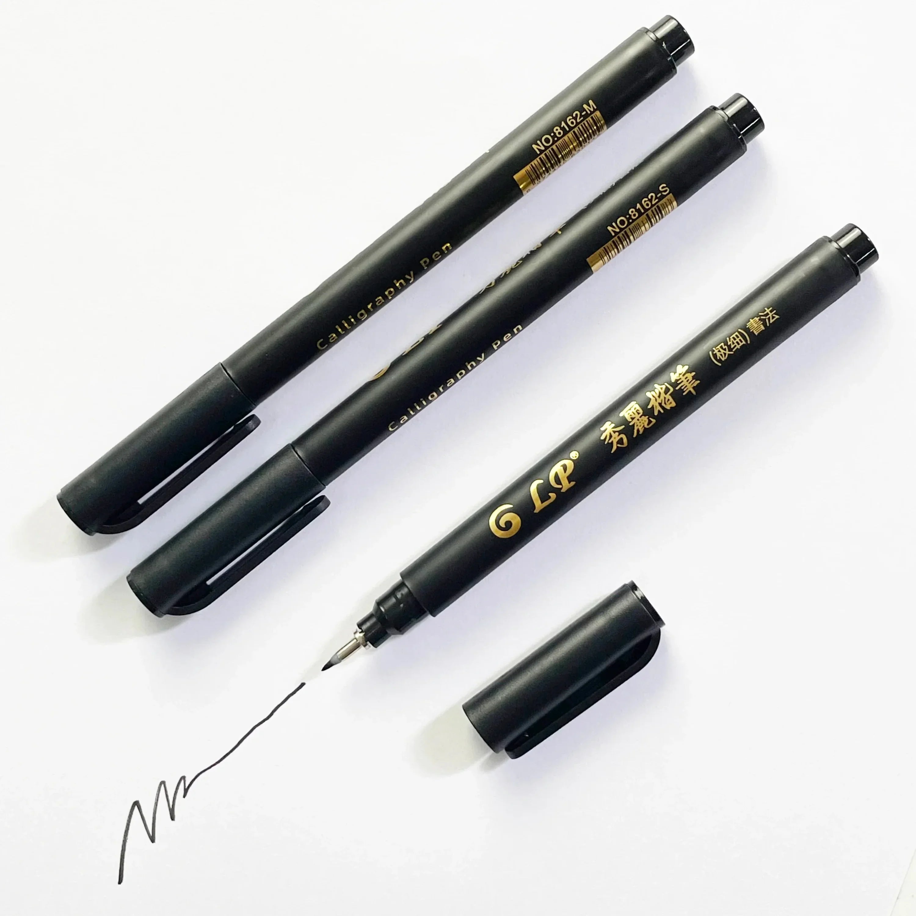 Buy The Best By Artsulli - Art is Long Life Short - 4 pcs Size black Chinese style Calligraphy Brush tip Pen for Student easy writing