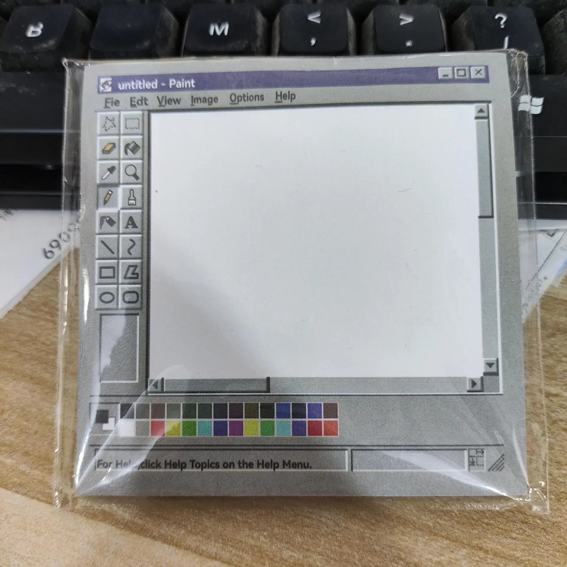 Buy The Best By Artsulli - Art is Long Life Short - 50 Sheets Computer Drawing Board Pattern Notepad Funny Stationery Self-Adhesive Kawaii