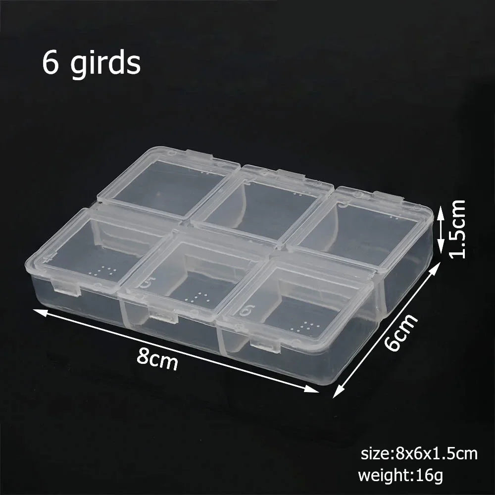 Buy The Best By Artsulli - Art is Long Life Short - 6-32 Compartments Plastic Storage Box Organizer Jewelry Container with Dividers