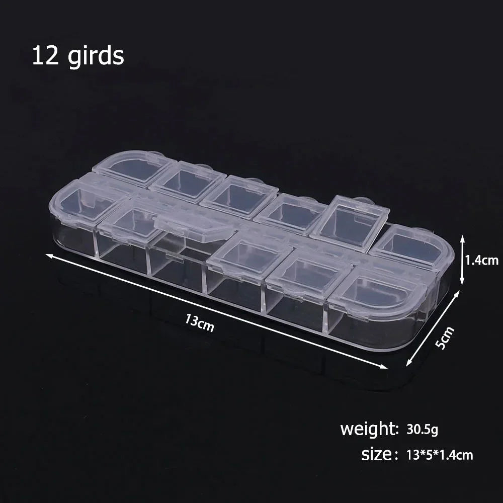 Buy The Best By Artsulli - Art is Long Life Short - 6-32 Compartments Plastic Storage Box Organizer Jewelry Container with Dividers