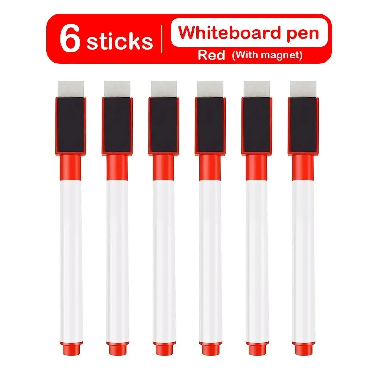 Buy The Best By Artsulli - Art is Long Life Short - 6/8pcs Magnetic Colorful Whiteboard Pen Black White Board Markers Built In Eraser