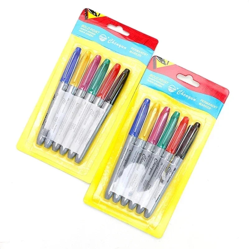 Buy The Best By Artsulli - Art is Long Life Short - 6pcs Microblading 6 Colors Erasable Skin Marker Pen Tattoo Sketch Transfer For Body