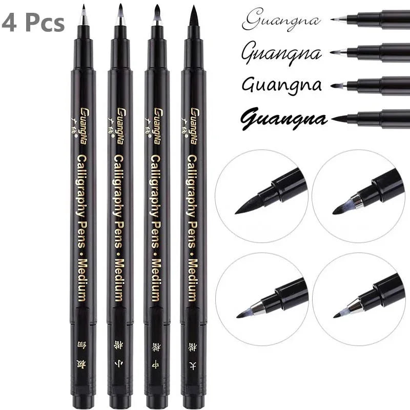 Buy The Best By Artsulli - Art is Long Life Short - Calligraphy Marker Pens Brush Pen Craft Supplies Writing Office School Stationery