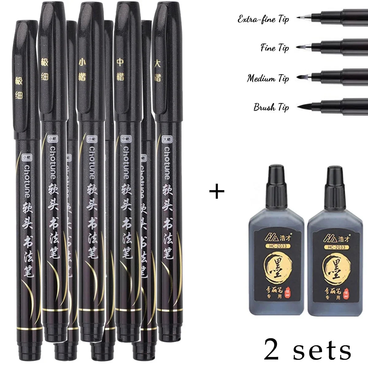 Buy The Best By Artsulli - Art is Long Life Short - Calligraphy Marker Pens Brush Pen Craft Supplies Writing Office School Stationery