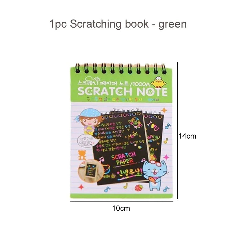 Buy The Best By Artsulli - Art is Long Life Short - Colorful Scratch Paper Drawing Template Office Educational Supplies Teaching Aids