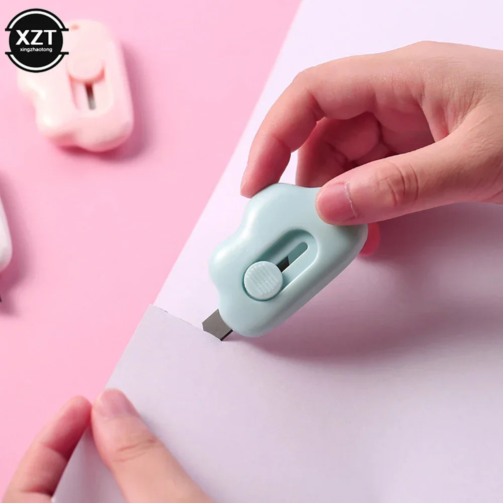 Buy The Best By Artsulli - Art is Long Life Short - Creative Cute Cloud Knife Color Mini Portable Multi-purpose Paper Blade Office