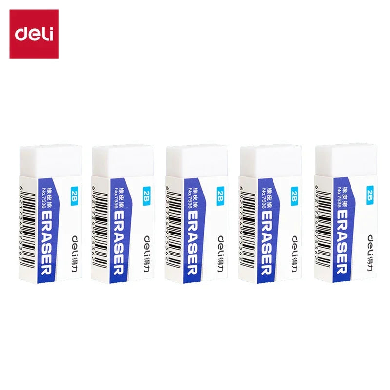 Buy The Best By Artsulli - Art is Long Life Short - Deli 2B White Erasers Soft PVC Mess-Free Clean Rubber for Pencils Exam Office School