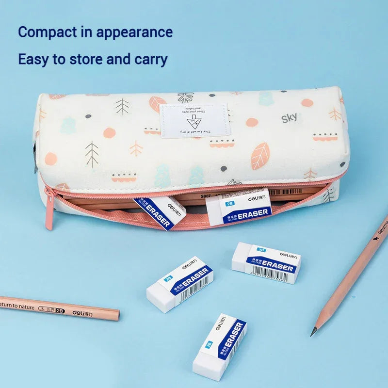 Buy The Best By Artsulli - Art is Long Life Short - Deli 2B White Erasers Soft PVC Mess-Free Clean Rubber for Pencils Exam Office School