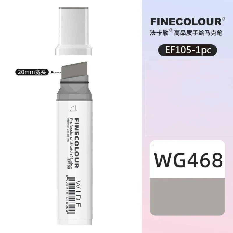 Buy The Best By Artsulli - Art is Long Life Short - Finecolour 20mm Wide Markers Alcohol Line Sketching Pen Drawing School Supplies EF105