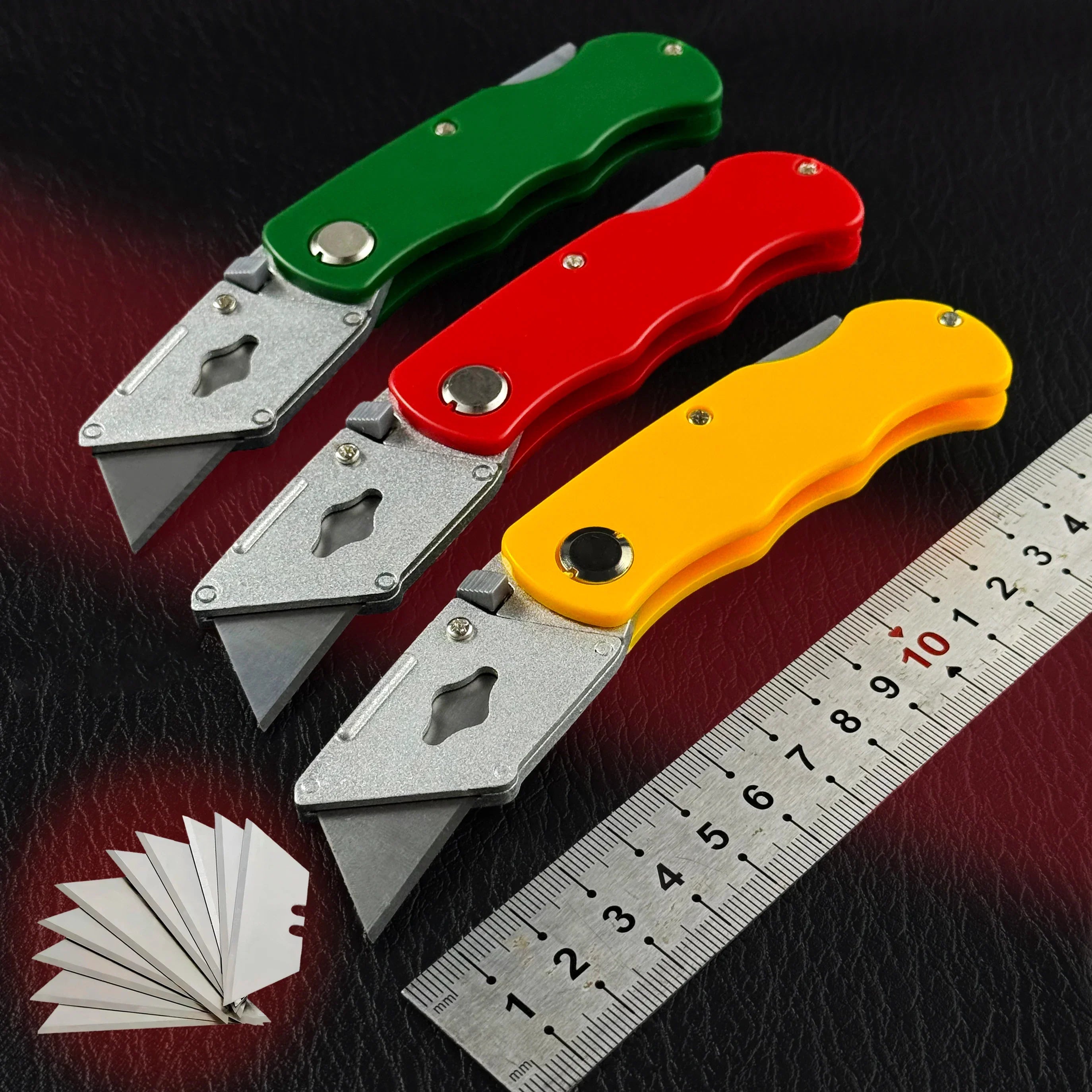 Buy The Best By Artsulli - Art is Long Life Short - Folding Knife - 10 blades box opener office supplies wallpaper knife multi-functional