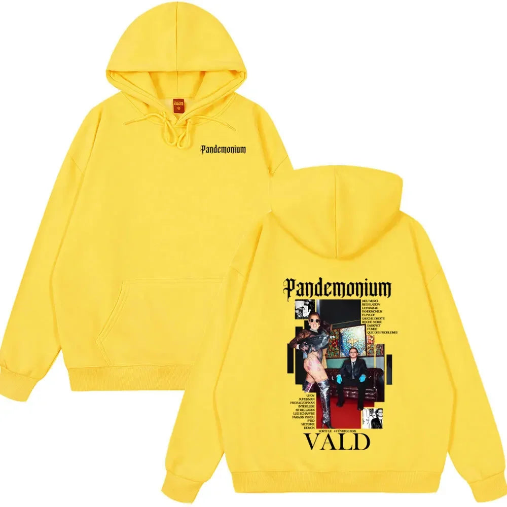 Buy The Best By Artsulli - Art is Long Life Short - Hot Sale Wear Rapper Vald PANDEMONIUM Album Graphic Hoodie Men Women Hip Hop Fashion
