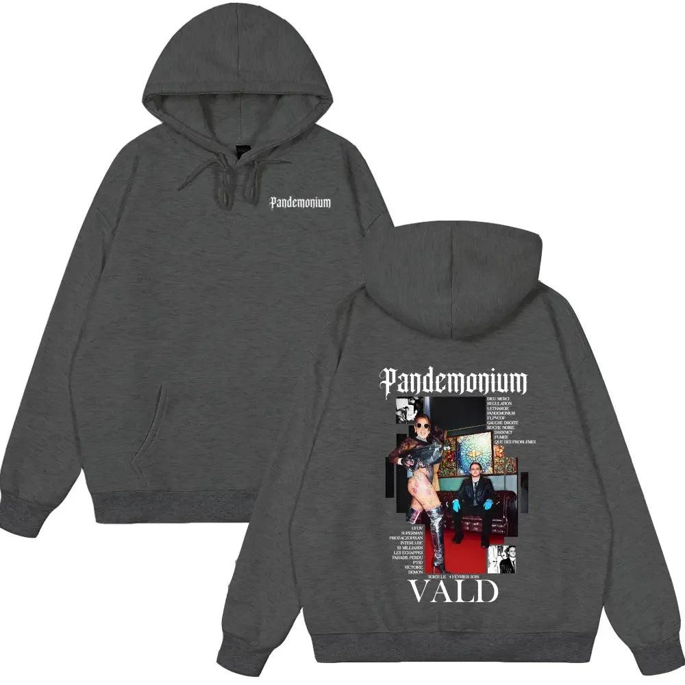 Buy The Best By Artsulli - Art is Long Life Short - Hot Sale Wear Rapper Vald PANDEMONIUM Album Graphic Hoodie Men Women Hip Hop Fashion