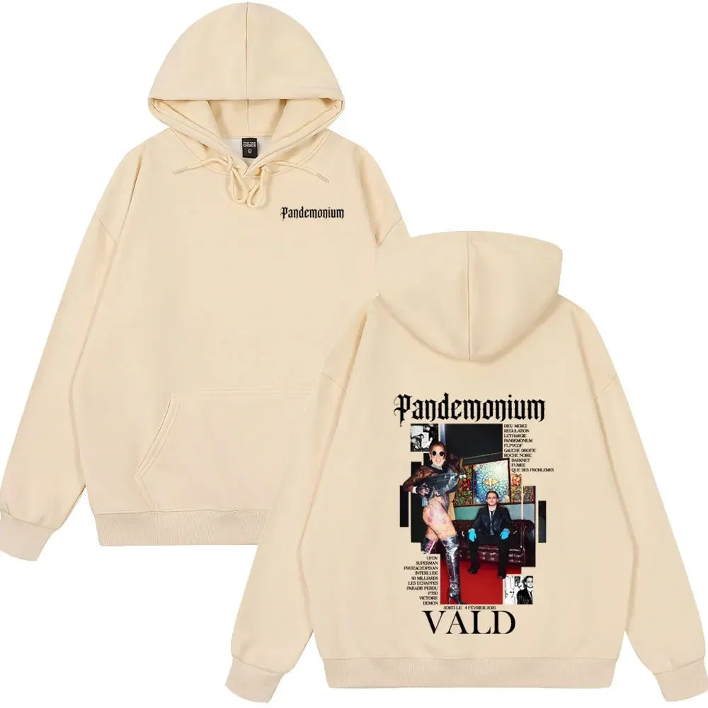 Buy The Best By Artsulli - Art is Long Life Short - Hot Sale Wear Rapper Vald PANDEMONIUM Album Graphic Hoodie Men Women Hip Hop Fashion