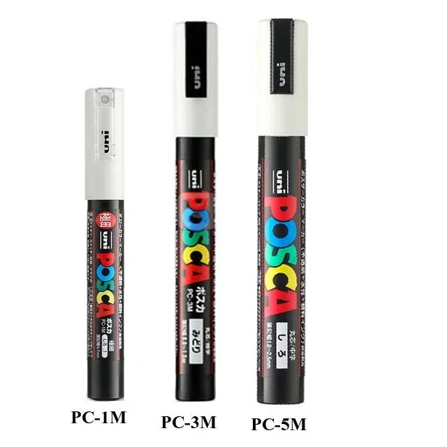 Buy The Best By Artsulli - Art is Long Life Short - Japan Uni POSCA Marker Pen Set Acrylic Graffiti Drawing Permanent Waterproof Children’s