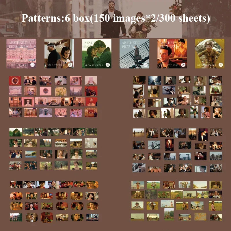 Buy The Best By Artsulli - Art is Long Life Short - JIANQI 300pcs/pack Cute Stickers Film Paper Junk Journal Collage DIY Photo Album Craft