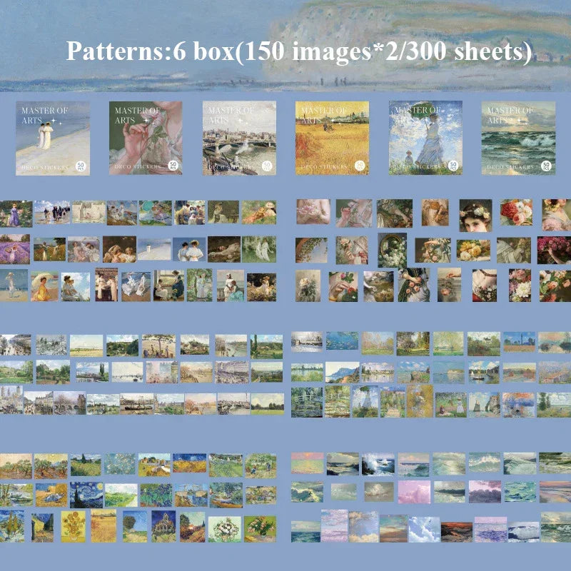 Buy The Best By Artsulli - Art is Long Life Short - JIANQI 300pcs/pack Cute Stickers Film Paper Junk Journal Collage DIY Photo Album Craft