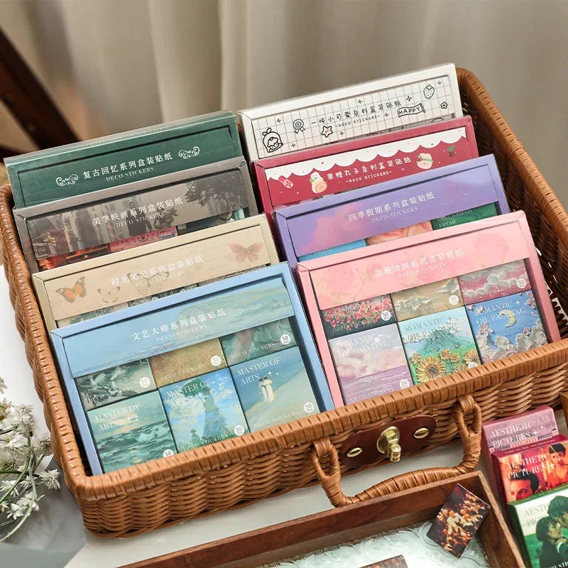 Buy The Best By Artsulli - Art is Long Life Short - JIANQI 300pcs/pack Cute Stickers Film Paper Junk Journal Collage DIY Photo Album Craft