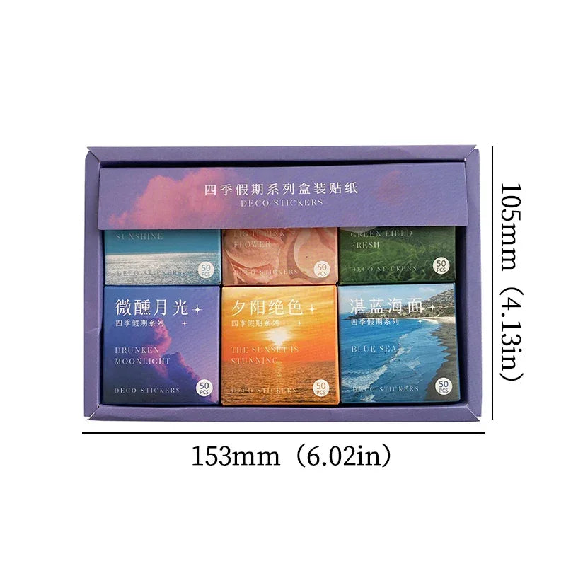 Buy The Best By Artsulli - Art is Long Life Short - JIANQI 300pcs/pack Cute Stickers Film Paper Junk Journal Collage DIY Photo Album Craft