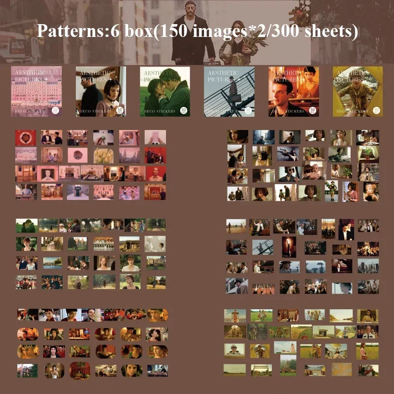 Buy The Best By Artsulli - Art is Long Life Short - Jouramm 300pcs/pack Cute Stickers Film Paper Junk Journal Collage DIY Photo Album Craft