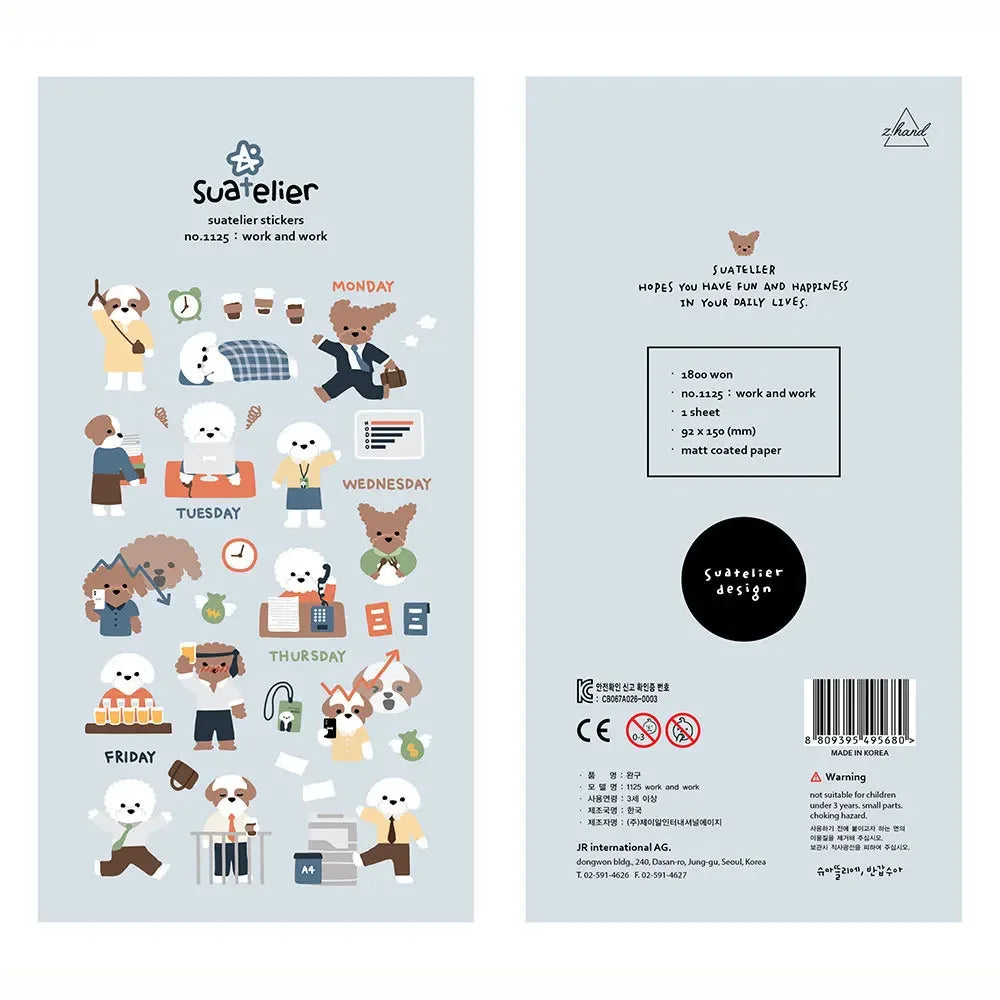 Buy The Best By Artsulli - Art is Long Life Short - Korean Import Original Suatelier Daily Stickers Scrapbooking Diy Journal Stationery