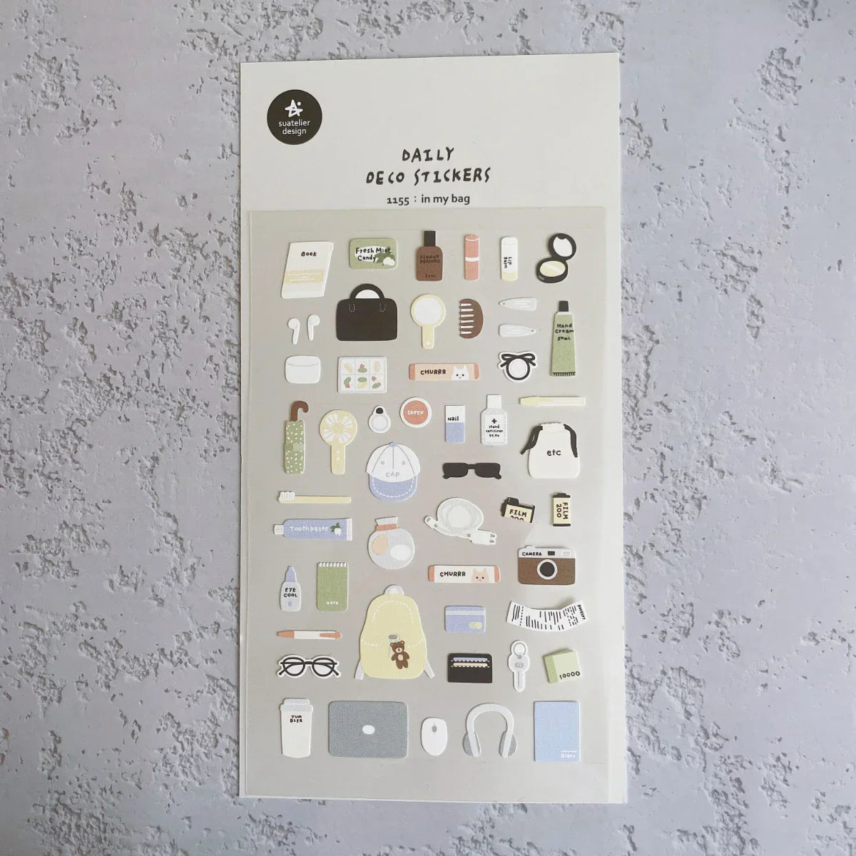 Buy The Best By Artsulli - Art is Long Life Short - Korean Import Original Suatelier Daily Stickers Scrapbooking Diy Journal Stationery