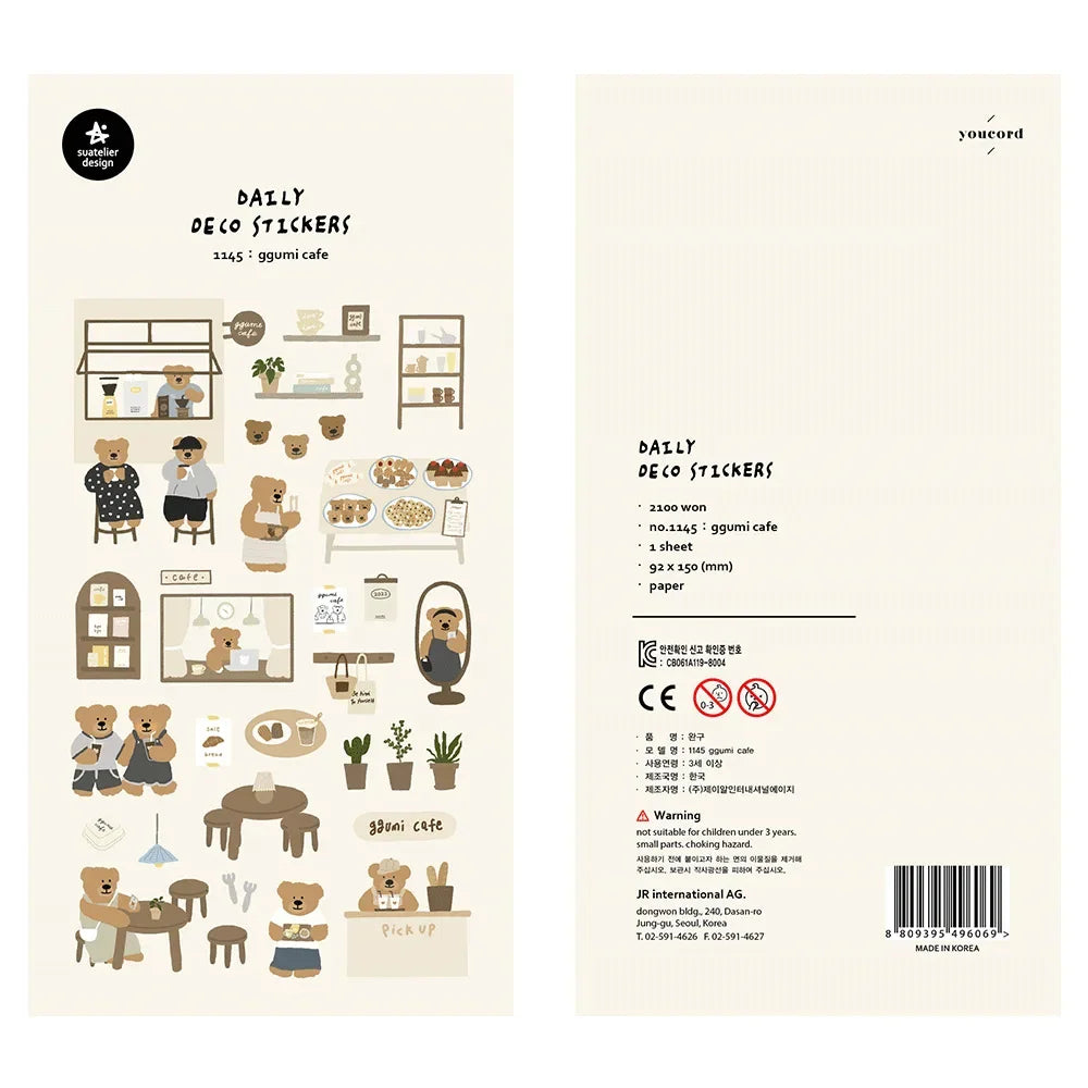 Buy The Best By Artsulli - Art is Long Life Short - Korean Import Original Suatelier Daily Stickers Scrapbooking Diy Journal Stationery