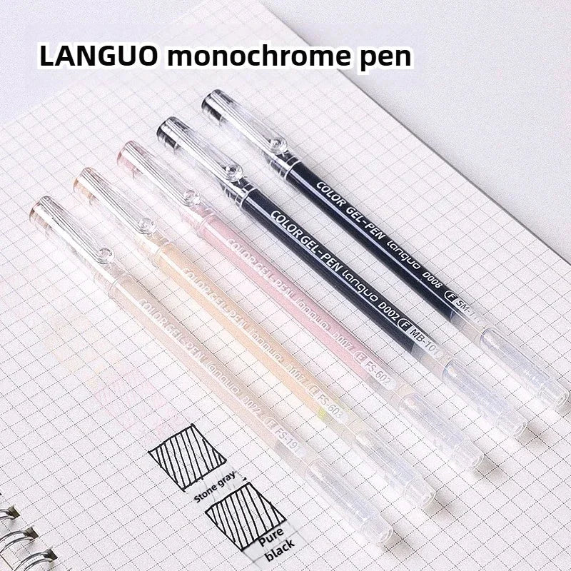 Buy The Best By Artsulli - Art is Long Life Short - LANGUO Aesthetic Overlayable Skin Tone Gel Pens High-Capacity Journaling Replacement
