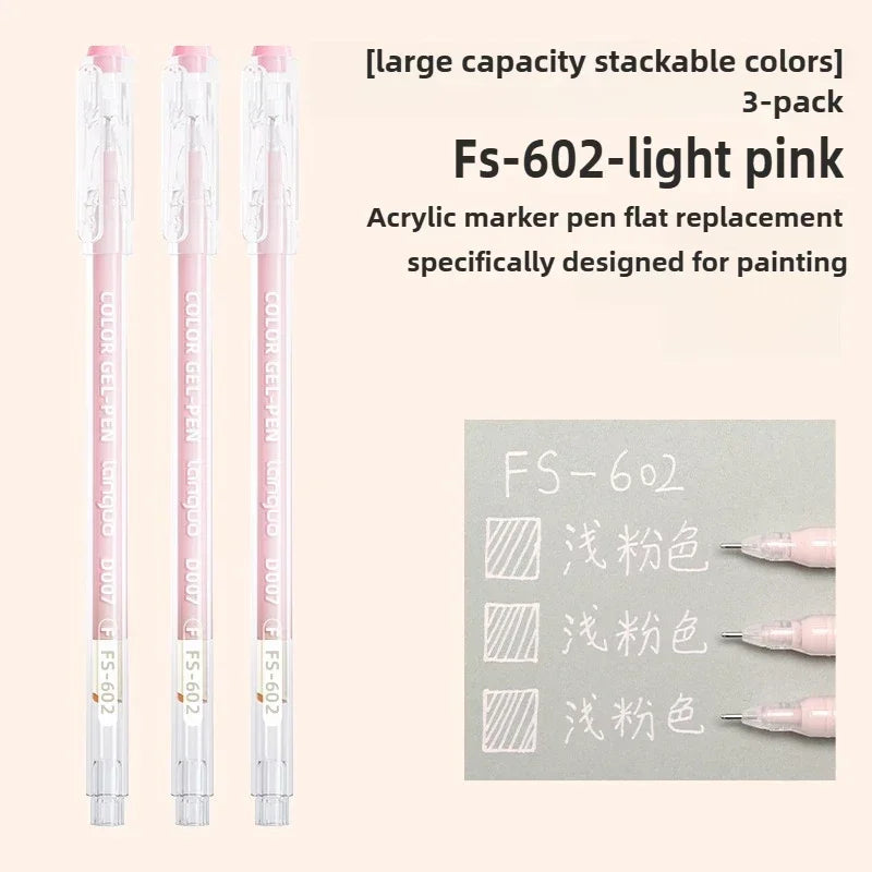 Buy The Best By Artsulli - Art is Long Life Short - LANGUO Aesthetic Overlayable Skin Tone Gel Pens High-Capacity Journaling Replacement