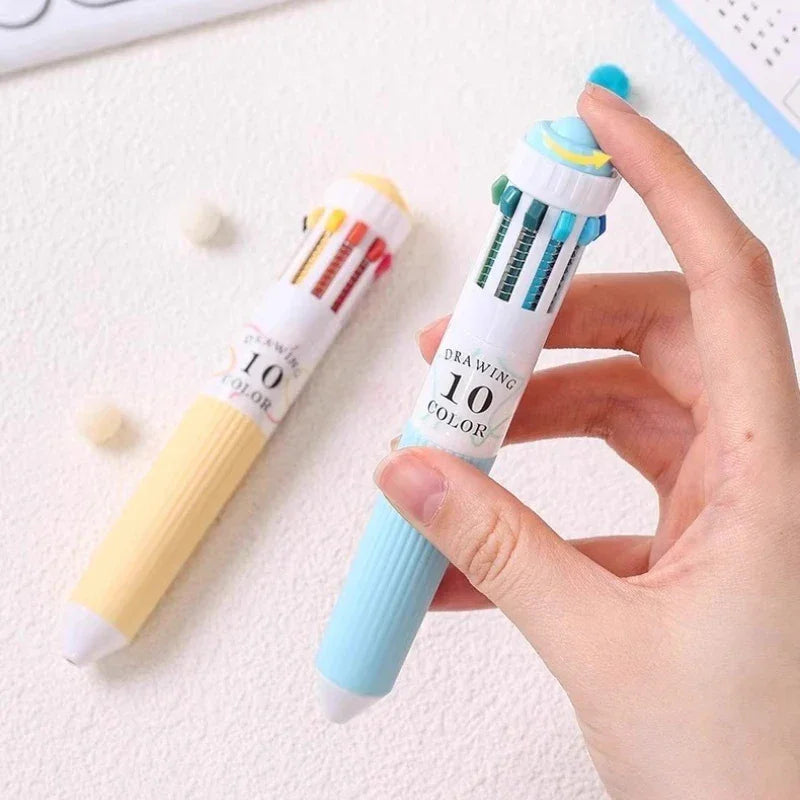 Buy The Best By Artsulli - Art is Long Life Short - Languo Ballpoint Pens 28 Color Cartoon 0.8mm Soft Grip Press Multicolor for Writing