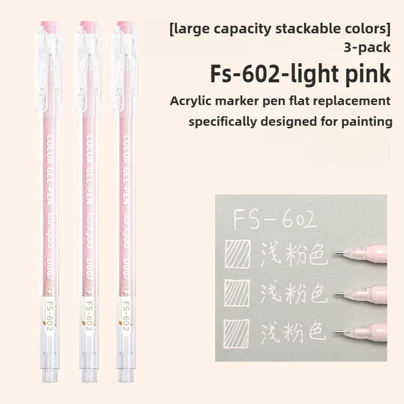 Buy The Best By Artsulli - Art is Long Life Short - LANGUO High-Capacity Overlayable Skin Tone Black Drawing Gel Pens for Marker