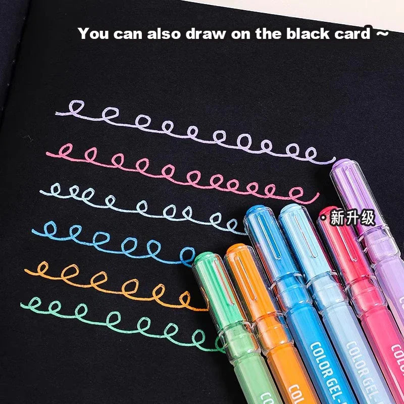 Buy The Best By Artsulli - Art is Long Life Short - Languo Three-Dimensional Effect Acrylic Painting Gel Pens Set 1.0mm Tip Kawaii