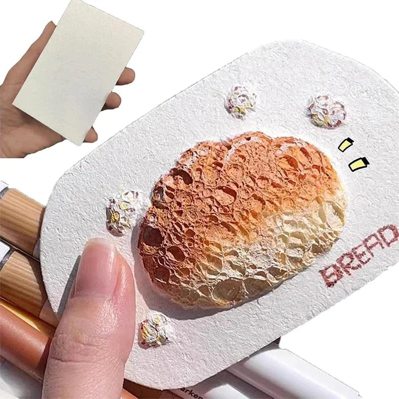 Buy The Best By Artsulli - Art is Long Life Short - Magic Paint 3D Drawing Canvas Sponge Texture Painting Kit DIY Bubble Pens Supplies