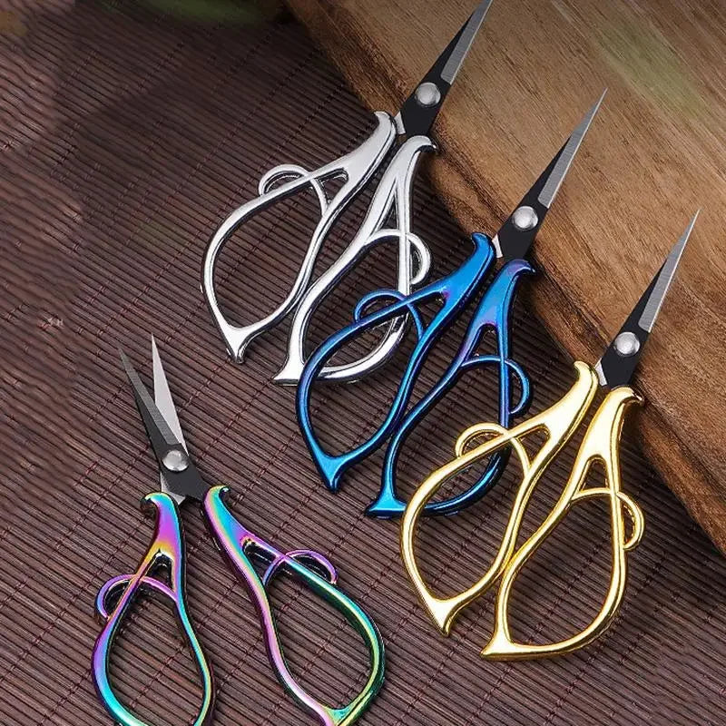 Buy The Best By Artsulli - Art is Long Life Short - Maple Leaves Tailor’S Scissors Electroplated Retro Small DIY Apparel Sewing Supplies
