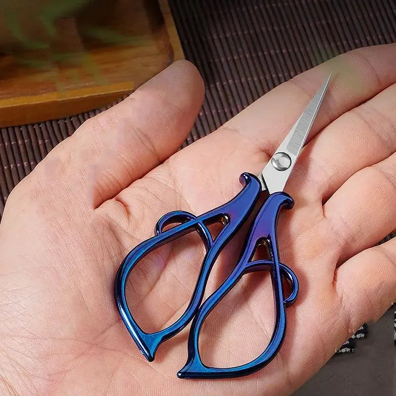 Buy The Best By Artsulli - Art is Long Life Short - Maple Leaves Tailor’S Scissors Electroplated Retro Small DIY Apparel Sewing Supplies