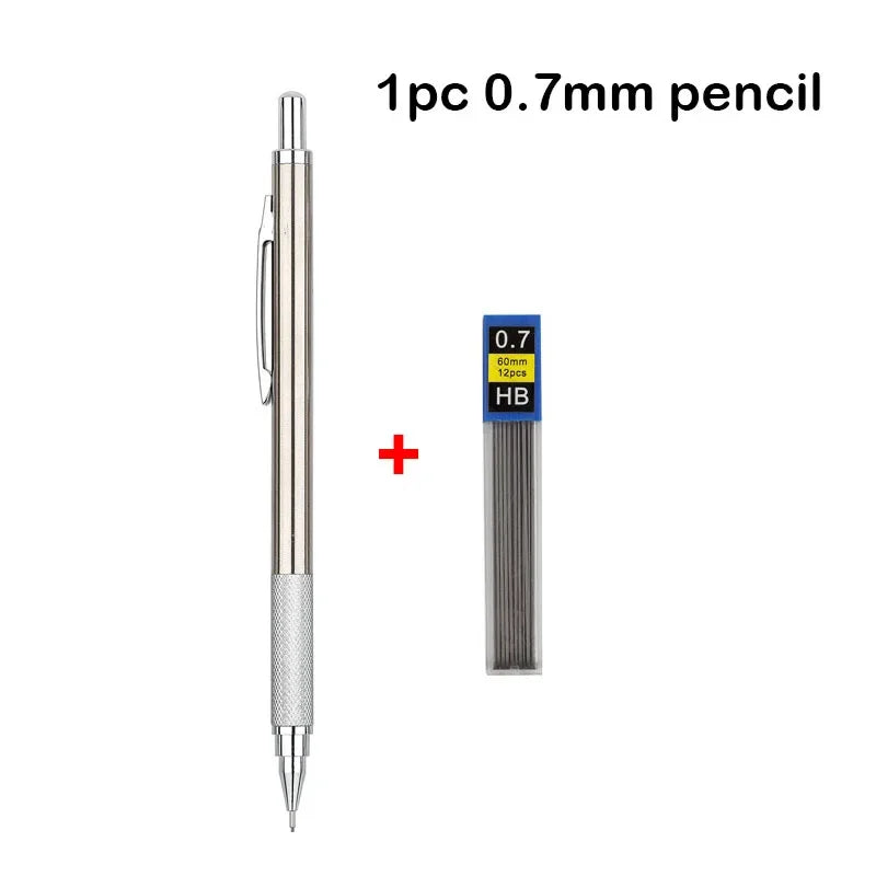 Buy The Best By Artsulli - Art is Long Life Short - Mechanical Pencil Set 0.3 0.5 0.7 0.9 1.3 2.0mm Full Metal Drawing Painting Automatic