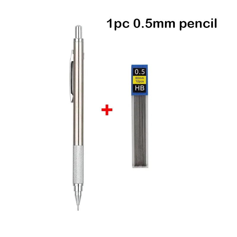 Buy The Best By Artsulli - Art is Long Life Short - Mechanical Pencil Set 0.3 0.5 0.7 0.9 1.3 2.0mm Full Metal Drawing Painting Automatic