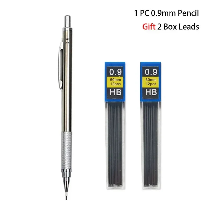 Buy The Best By Artsulli - Art is Long Life Short - Mechanical Pencil Set 0.3 0.5 0.7 0.9 1.3 2.0mm Full Metal Drawing Painting Automatic