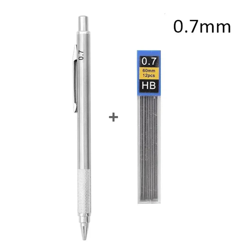 Buy The Best By Artsulli - Art is Long Life Short - Metal Mechanical Pencil 0.3/0.5/0.7/0.9/1.3/2.0mm Drawing Automatic Replacement HB