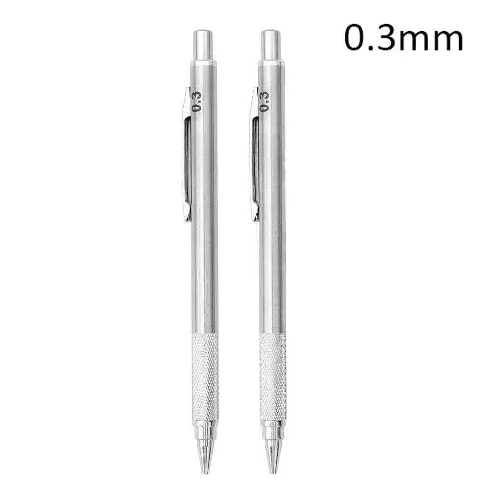 Buy The Best By Artsulli - Art is Long Life Short - Metal Mechanical Pencil 0.3/0.5/0.7/0.9/1.3/2.0mm Drawing Automatic Replacement HB