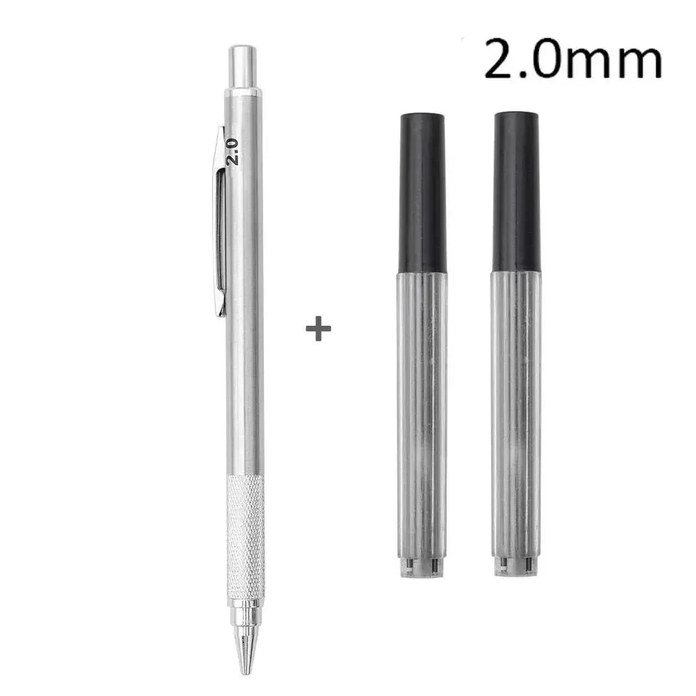 Buy The Best By Artsulli - Art is Long Life Short - Metal Mechanical Pencil 0.3/0.5/0.7/0.9/1.3/2.0mm Drawing Automatic Replacement HB
