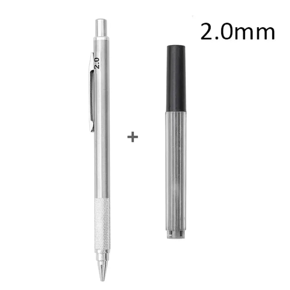 Buy The Best By Artsulli - Art is Long Life Short - Metal Mechanical Pencil 0.3/0.5/0.7/0.9/1.3/2.0mm Drawing Automatic Replacement HB