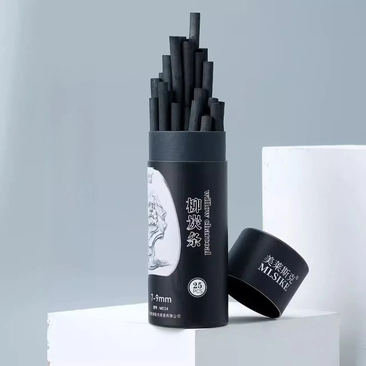 Buy The Best By Artsulli - Art is Long Life Short - MLSIKE Charcoal Sticks Willow Bars Soft Pen for Drawing Sketching Shading Artists