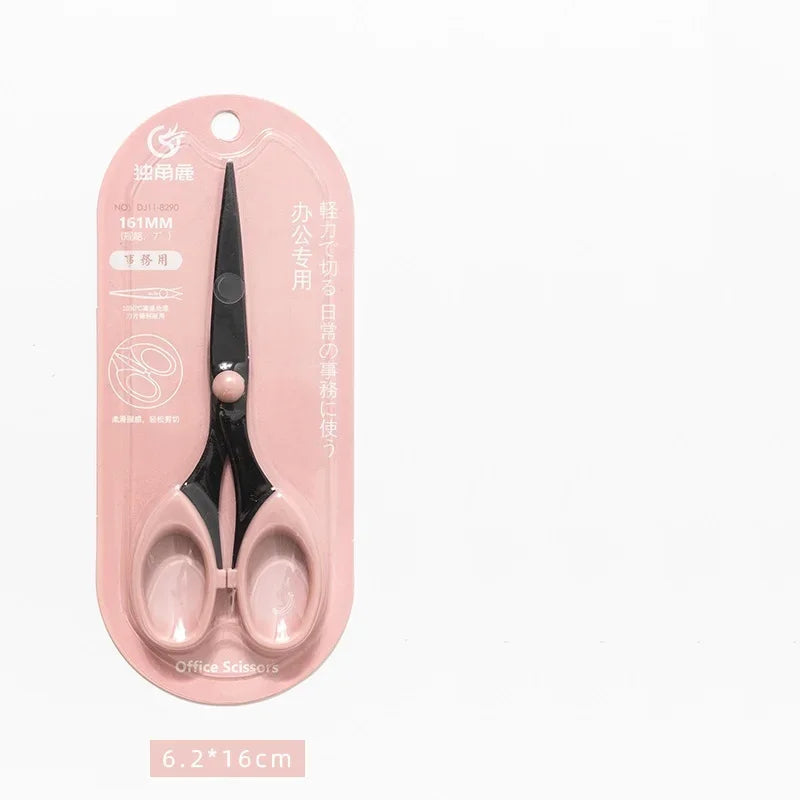 Buy The Best By Artsulli - Art is Long Life Short - Morandi Color Scissor Stainless Steel Blade Safe Design Cutter for Fine Diary Album