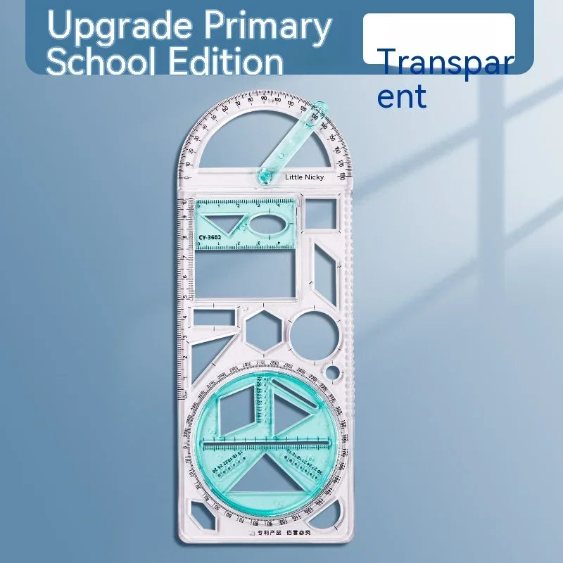 Buy The Best By Artsulli - Art is Long Life Short - Multifunctional Geometric Function Ruler Set Mathematics Drawing Template Measuring