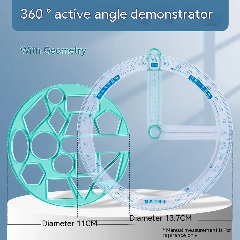 Buy The Best By Artsulli - Art is Long Life Short - Multifunctional Geometric Function Ruler Set Mathematics Drawing Template Measuring