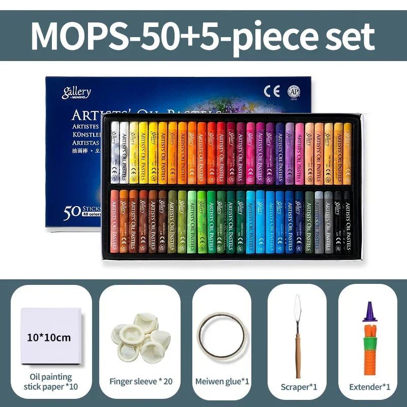 Buy The Best By Artsulli - Art is Long Life Short - MUNGYO Artist Soft Oil Pastel Set Professional Painting Drawing Graffiti Crayons